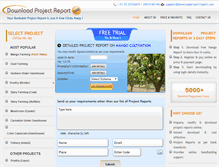 Tablet Screenshot of downloadprojectreport.com